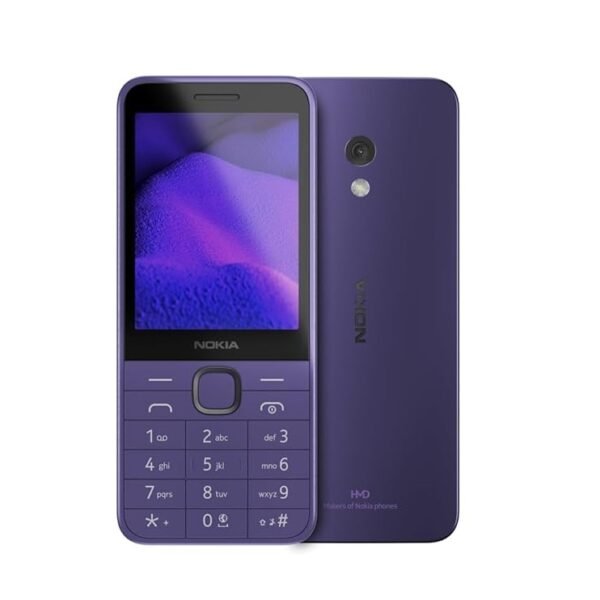 Nokia 235 4G | All-New 4G Keypad Phone with Dual SIM, Scan & Pay UPI, Rear Camera, Wireless FM Radio, MP3 Player, Bluetooth & USB Type C (Purple)