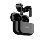 boAt Airdopes 163 Wireless Earbuds with Massive Playback of upto 17 Hour, IPX5 Water & Sweat Resistance, IWP Technology, Type C Interface (Black)