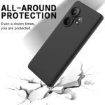 Silicon Case | Flexible Bumper Case for Realme GT 6T 5G (Black)