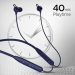 boAt Rockerz 109 Bluetooth Neckband with 40 hrs Playback,ENx Technology, Beast Mode (60ms), Magnetic Buds, Dual Pairing, ASAP Charge, IPX5 Water Resistance (Blue)