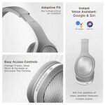 boAt Rockerz 460 Wireless Over Ear Headphones w/Up to 30hrs Playtime, 40mm Drivers, Beast™ Mode, ENx™, Dual Pairing, BT v5.2, Instant Voice Assistant (White)