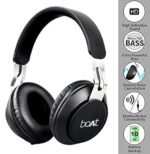 boAt Rockerz 480 Over Ear Wireless Bluetooth Headphone with Mic (Black)