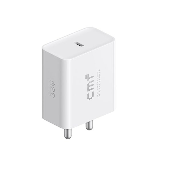 CMF 33W Type-C Power Fast Charger Adapter for CMF Phone 1 | Nothing Phone 2a Plus | Phone 2a | Phone 2, Phone 1 | 33-watt Quick Charge 3A Wall Android Charging Adaptor for Nothing Mobile Phone (White)