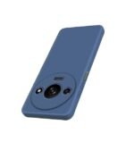 Back Cover Case for Mi Redmi A3 / A3X / Poco C61 | Camera Bump Protection | Matte Soft Silicon Flexible (Silicone, Blue)