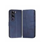 Vivo Y29 5G Flip Cover | Card Pockets Wallet & Stand (Flip, Blue)