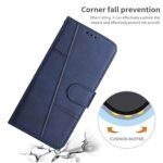 Vivo Y29 5G Flip Cover | Card Pockets Wallet & Stand (Flip, Blue)