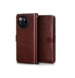 Flip Cover Back Case Cover for Xiaomi 14 Civi 5G | Flexible | Leather Finish | Card Pockets Wallet & Stand (Brown)