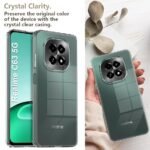 Back Case Cover for Realme C63 5G | Transparent Back Cover | Camera & Screen Protection (Transparent)