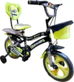 NEXOVA 14T LITTLE BLASTER CARRIER DELUXE(FLORO GREEN) FOR 3 TO 4 YEARS KIDS 14 T BMX Cycle (Single Speed, Green, Rigid)