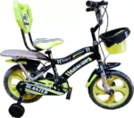 NEXOVA 14T LITTLE BLASTER CARRIER DELUXE(FLORO GREEN) FOR 3 TO 4 YEARS KIDS 14 T BMX Cycle (Single Speed, Green, Rigid)