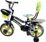 NEXOVA 14T LITTLE BLASTER CARRIER DELUXE(FLORO GREEN) FOR 3 TO 4 YEARS KIDS 14 T BMX Cycle (Single Speed, Green, Rigid)