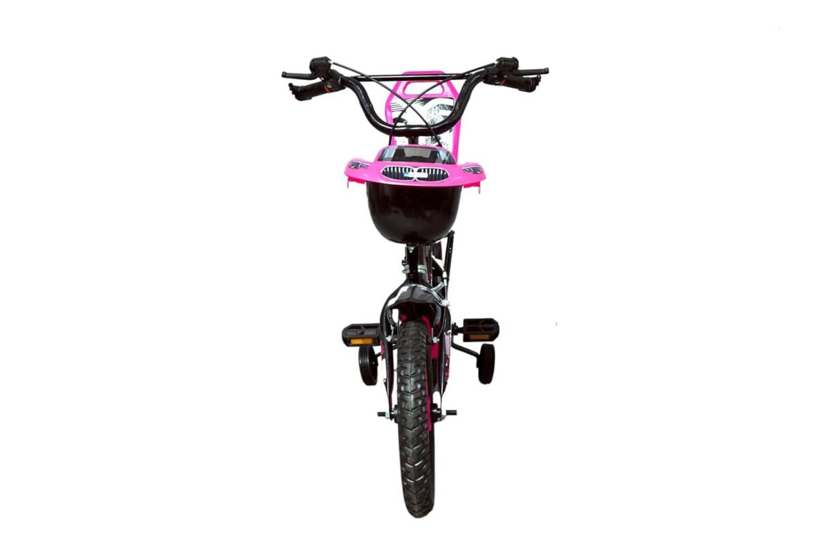 ROFIX Rofixbikes PUNCH B PINK 14T  Road Cycle with Training Wheels (SEMI-Assembled) for Boys and Girls Ideal for Age Group