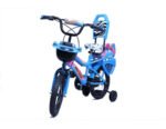 Rofixbikes Hector 14 Inch Road Cycle Robust Double Seat Kid Bicycle for and Boys Girl (Single Speed, Blue)