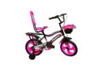 ROFIX Rofixbikes PUNCH B PINK 14T  Road Cycle with Training Wheels (SEMI-Assembled) for Boys and Girls Ideal for Age Group