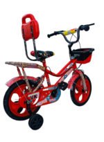 NEXOVA Bicycle 14 T Stich (PVC) Sky-Blue for 2 to 4 Year Kids Baby (RED)