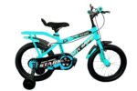 Rofixbikes Stark 16T BMX Cycle Robust Double Seat Kid Bicycle for and Boys Girl (Single Speed, Green)