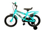 Rofixbikes Stark 16T BMX Cycle Robust Double Seat Kid Bicycle for and Boys Girl (Single Speed, Green)