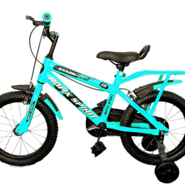 Rofixbikes Stark 16T BMX Cycle Robust Double Seat Kid Bicycle for and Boys Girl (Single Speed, Green)