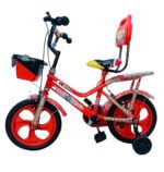 NEXOVA Bicycle 14 T Stich (PVC) Sky-Blue for 2 to 4 Year Kids Baby (RED)