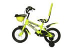 NEXOVA Kids Bicycle 14 T with Steel Frame and Tubeless Tyre for 3 to 5 Years Age Group for Boys and Girls(Floro Green