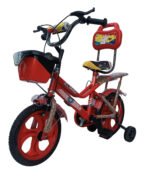 NEXOVA Bicycle 14 T Stich (PVC) Sky-Blue for 2 to 4 Year Kids Baby (RED)