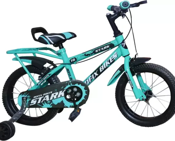 Rofixbikes STARK 16T 16 T BMX Cycle (Single Speed, Green, Rigid)