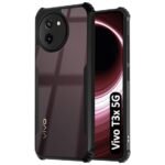 Ultra Clear Soft Silicone Back Cover Case for Vivo T3X 5G (Eagle)