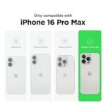 iPhone 16 Pro Max Case, Premium Liquid Silicone Case, Shockproof (Silicone, Yellow)