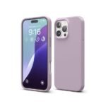 iPhone 16 Pro Max Case, Premium Liquid Silicone Case, Shockproof (Silicone, Purple)